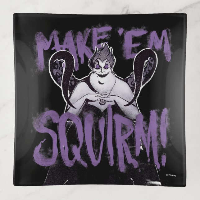 Ursula | Make 'Em Squirm Trinket Tray (Front)