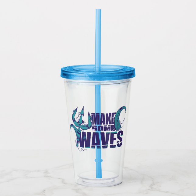 Ursula | Make Some Waves Acrylic Tumbler (Front)