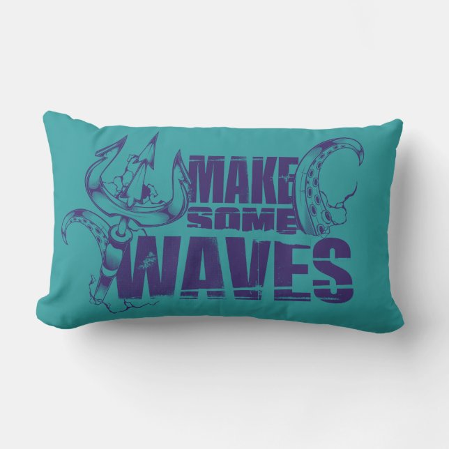 Ursula | Make Some Waves Lumbar Pillow (Front)