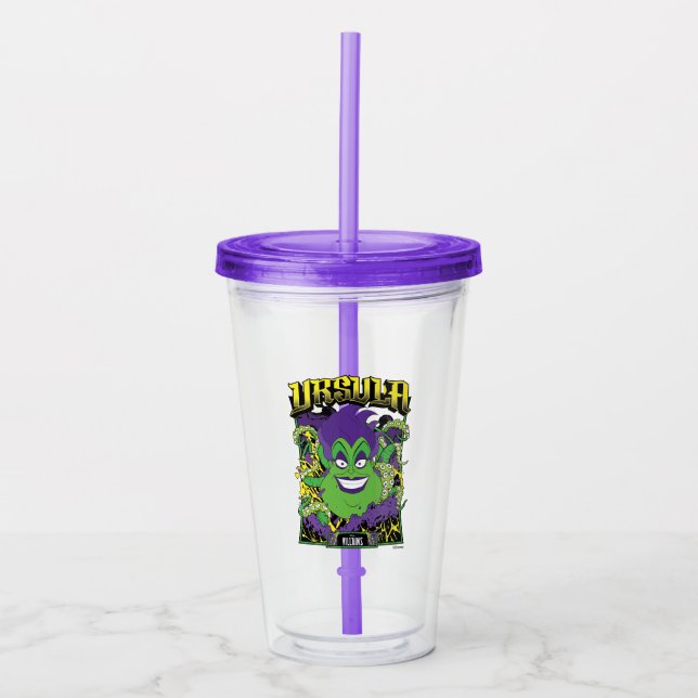 Ursula | Neon Design Acrylic Tumbler (Front)