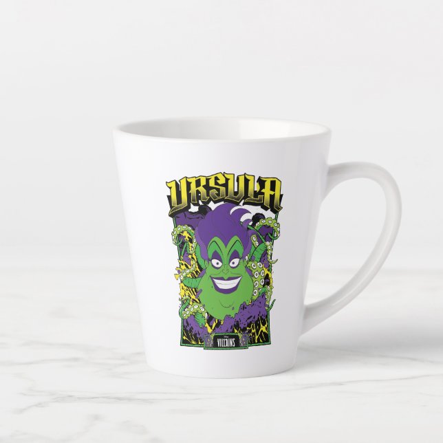Ursula | Neon Design Latte Mug (Right)