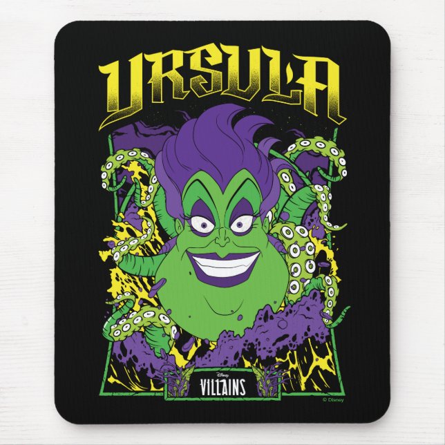 Ursula | Neon Design Mouse Pad (Front)