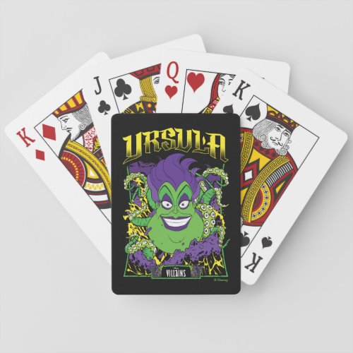 Ursula  Neon Design Playing Cards