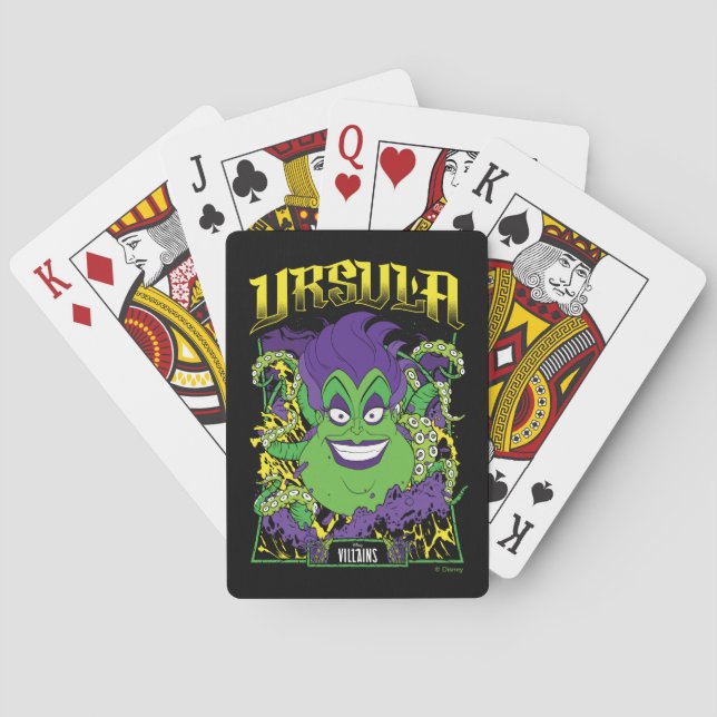 Ursula | Neon Design Playing Cards (Back)