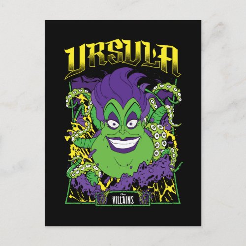 Ursula  Neon Design Postcard