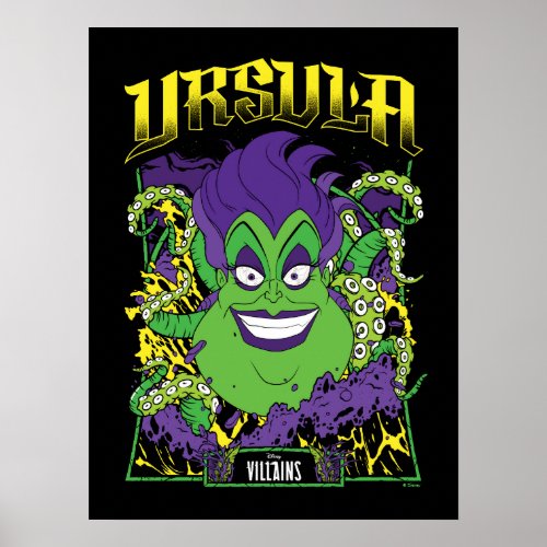 Ursula  Neon Design Poster