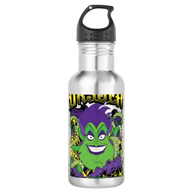 Ursula | Neon Design Stainless Steel Water Bottle (Front)