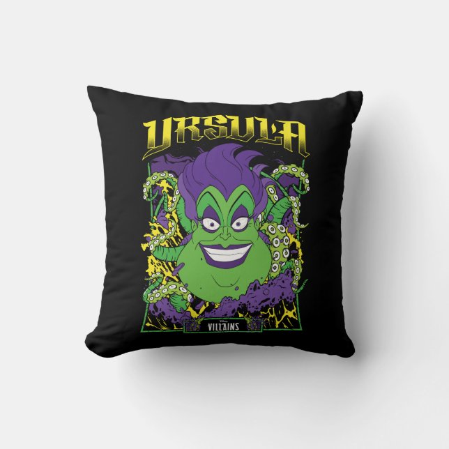 Ursula | Neon Design Throw Pillow (Front)