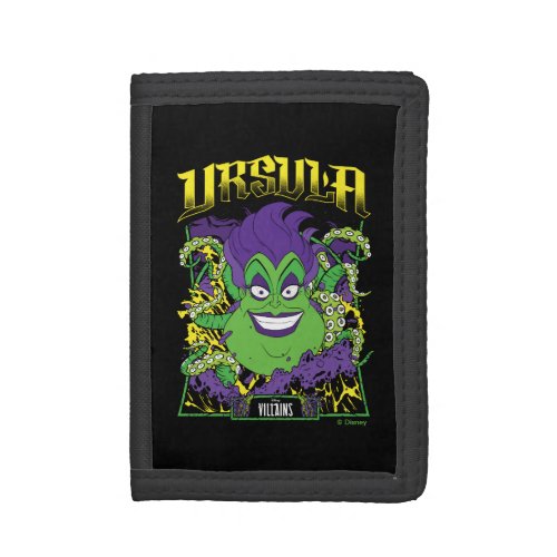 Ursula  Neon Design Trifold Wallet