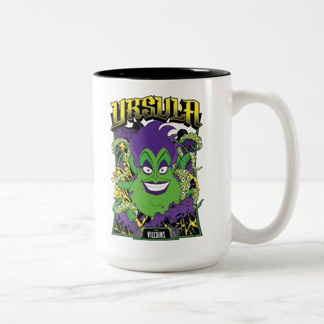 Ursula | Neon Design Two-Tone Coffee Mug (Right)