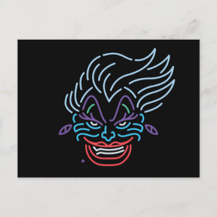 Ursula Neon Face Postcard