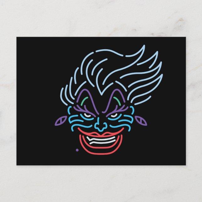 Ursula | Neon Face Postcard (Front)