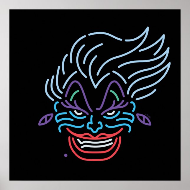 Ursula | Neon Face Poster (Front)