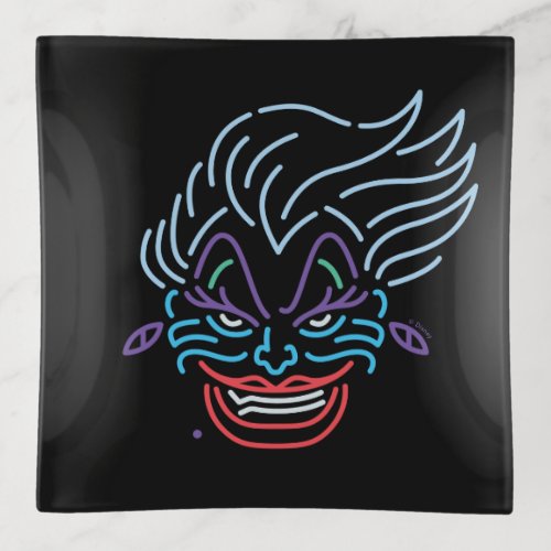 Ursula  Neon Face Trinket Tray