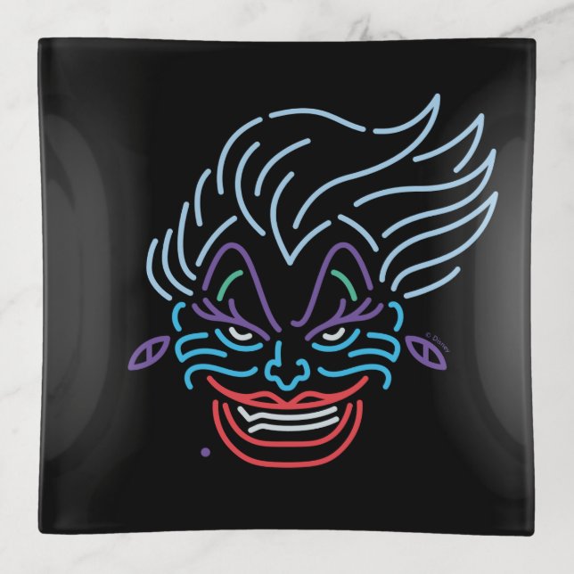 Ursula | Neon Face Trinket Tray (Front)