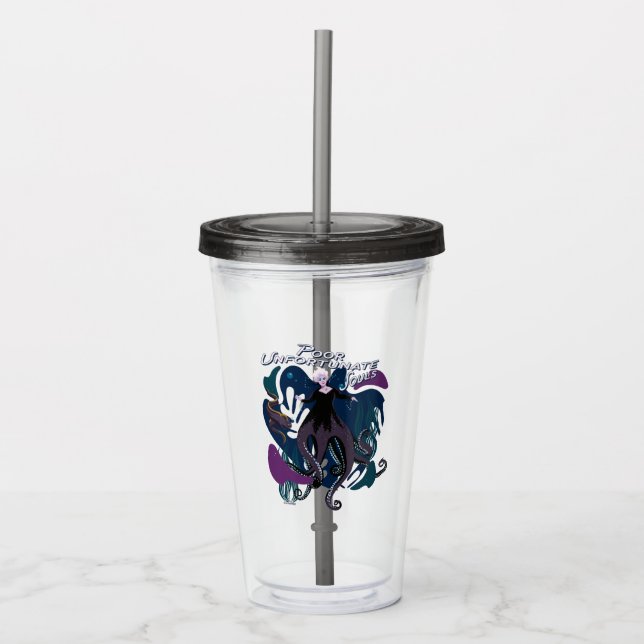 Ursula Poor Unfortunate Souls Acrylic Tumbler (Front)