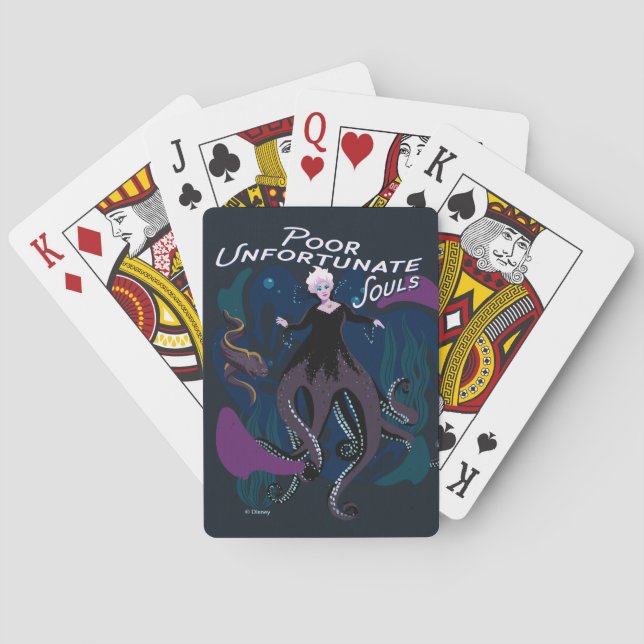 Ursula Poor Unfortunate Souls Poker Cards (Back)