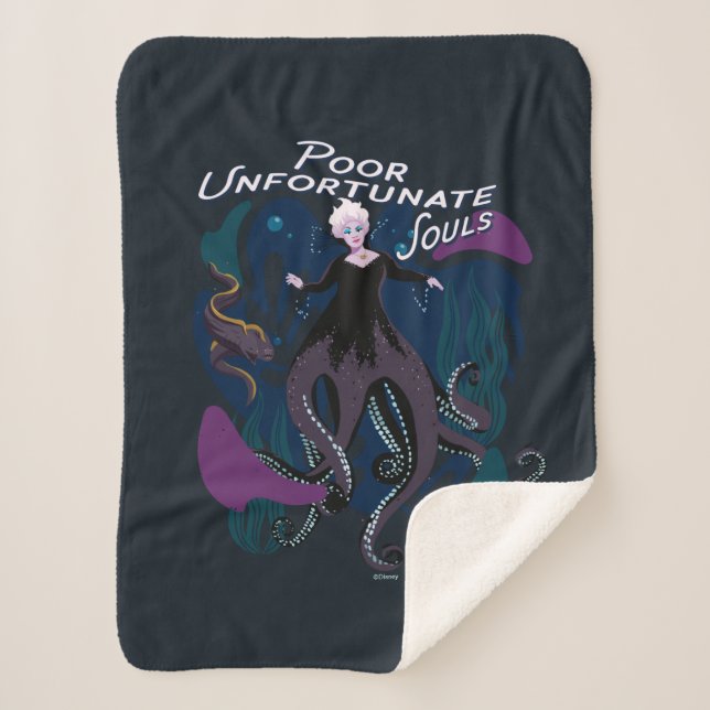 Ursula Poor Unfortunate Souls Sherpa Blanket (Front)