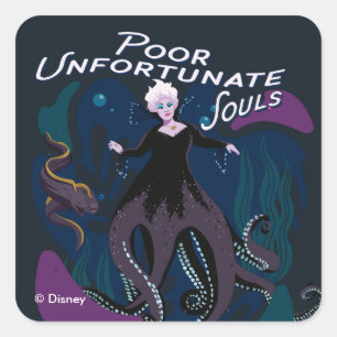 Ursula Poor Unfortunate Souls Square Sticker