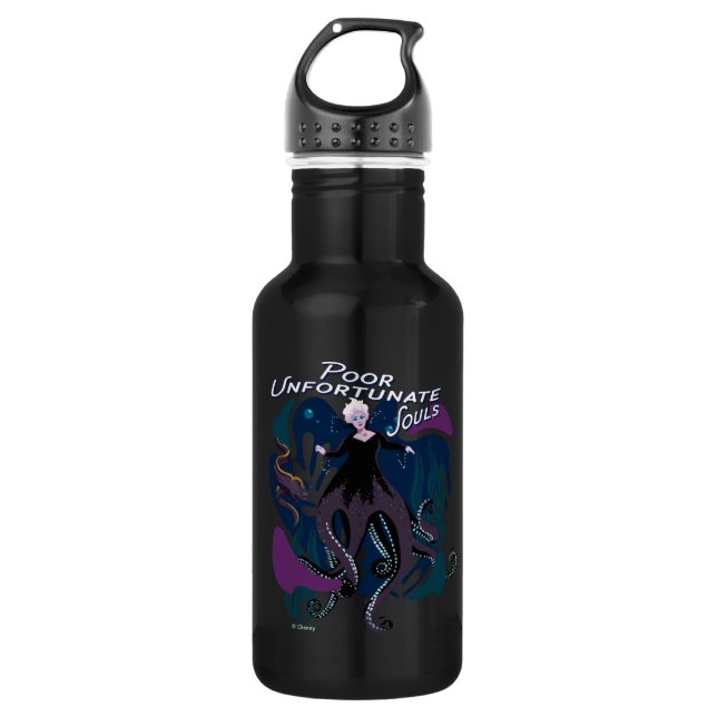 Ursula Poor Unfortunate Souls Stainless Steel Water Bottle (Front)