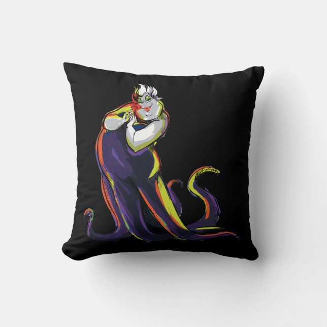 Ursula | Pretty Pose Throw Pillow (Front)