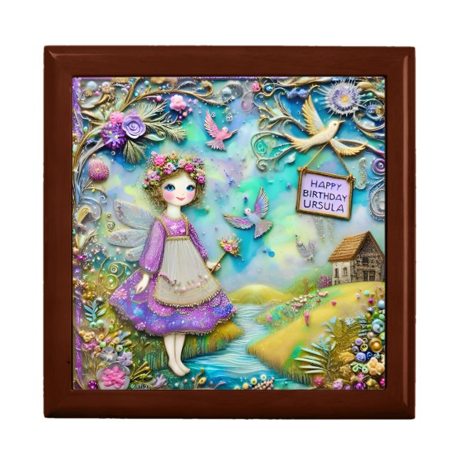 URSULA ~ Rural Painting ~ Vintage ~ Gift Box (Front)