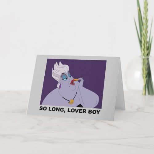 Ursula  So Long Lover Boy Card