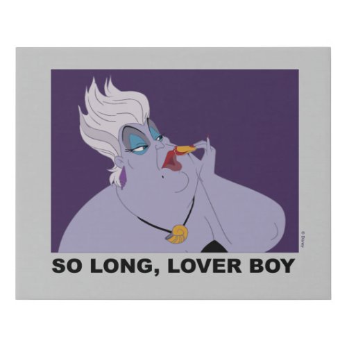 Ursula  So Long Lover Boy Faux Canvas Print