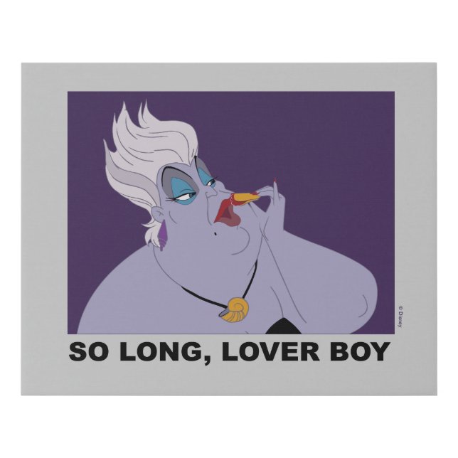 Ursula | So Long, Lover Boy Faux Canvas Print (Front)