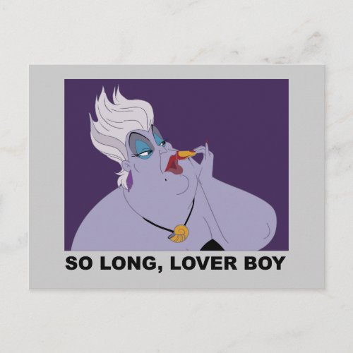 Ursula  So Long Lover Boy Postcard