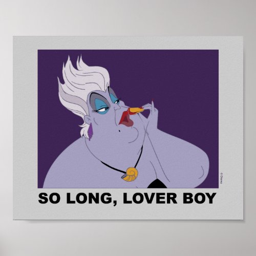 Ursula  So Long Lover Boy Poster