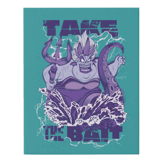 Ursula | Take the Bait Faux Canvas Print (Front)