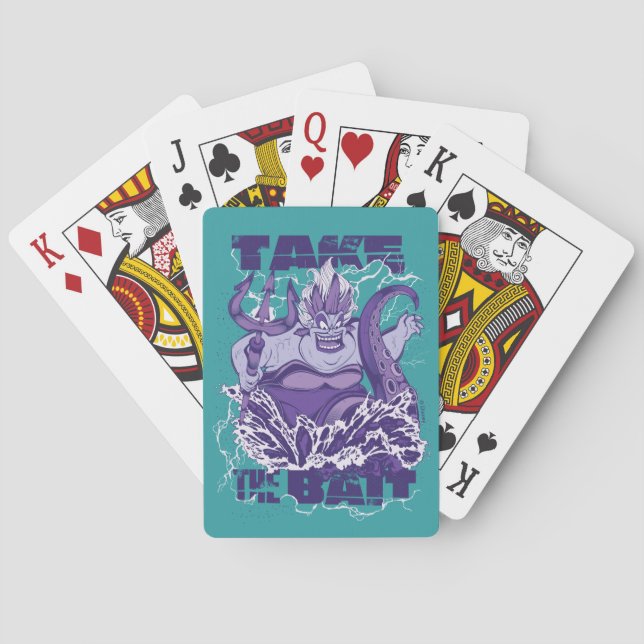 Ursula | Take the Bait Playing Cards (Back)
