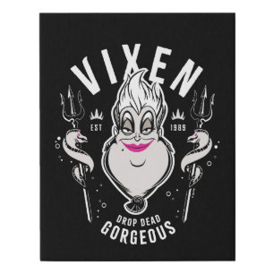 Ursula Vixen Drop Dead Gorgeous Faux Canvas Print