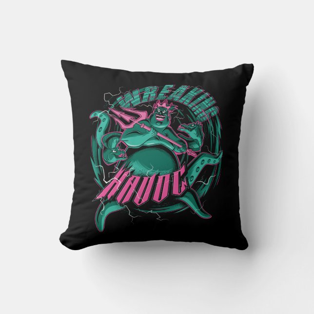 Ursula | Wreaking Havoc Throw Pillow (Front)