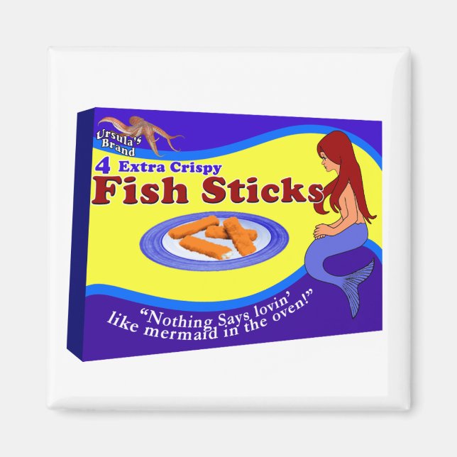 Ursula's Fish Sticks Magnet (Front)