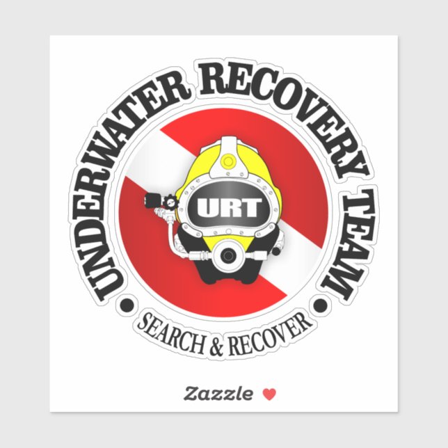 URT (Underwater Recovery Team)  Sticker (Sheet)