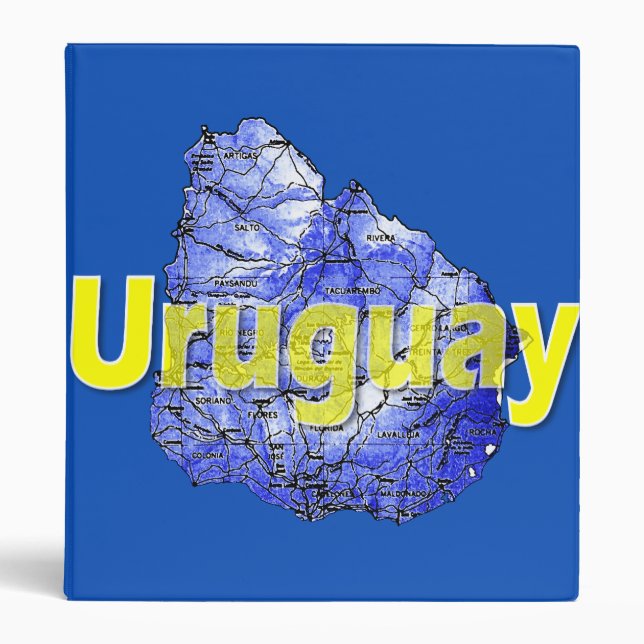 Uruguay 3 Ring Binder (Front)