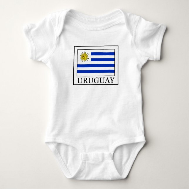Uruguay Baby Bodysuit (Front)