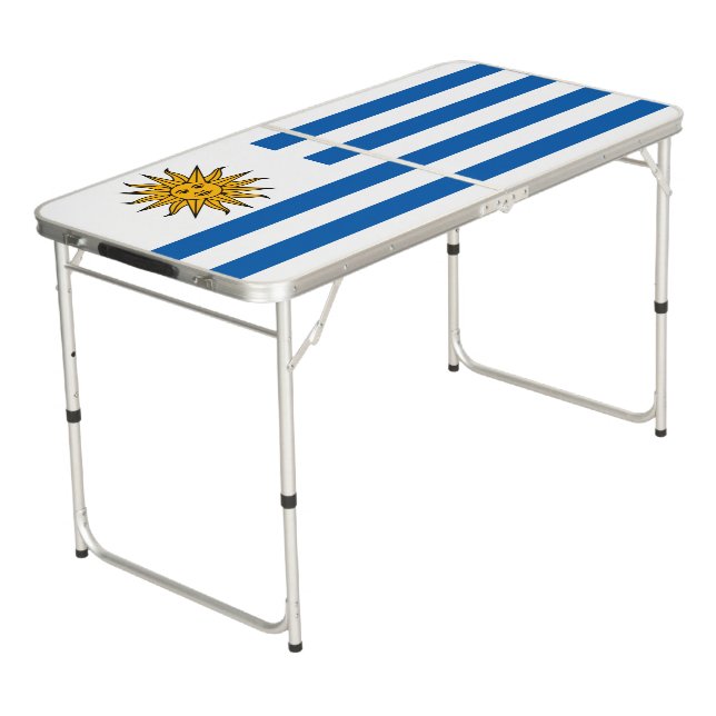 Uruguay Beer Pong Table (Angled)
