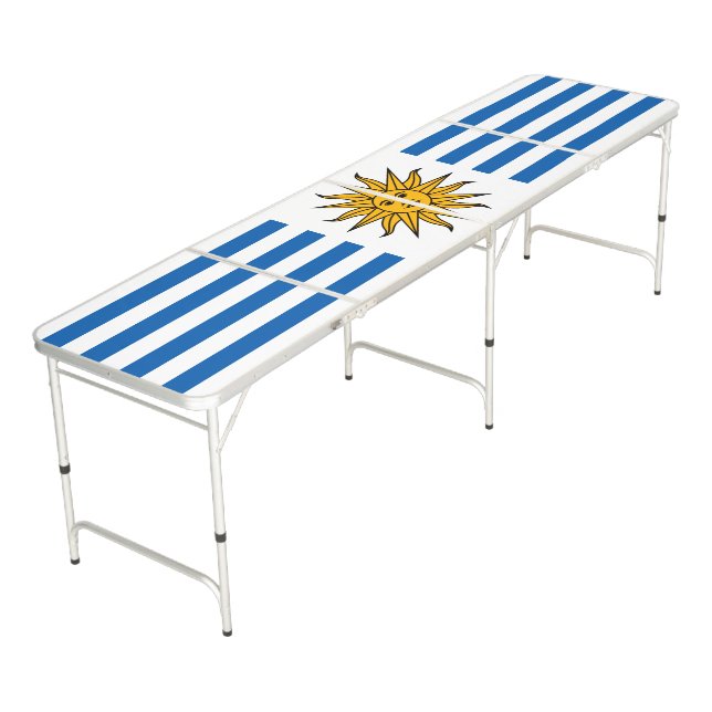 Uruguay Beer Pong Table (Angled)