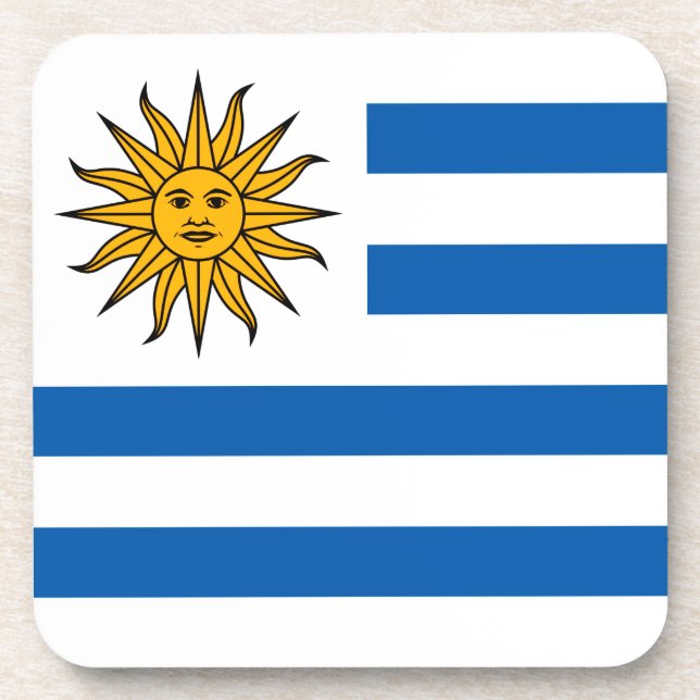 Uruguay Beverage Coaster (Front)