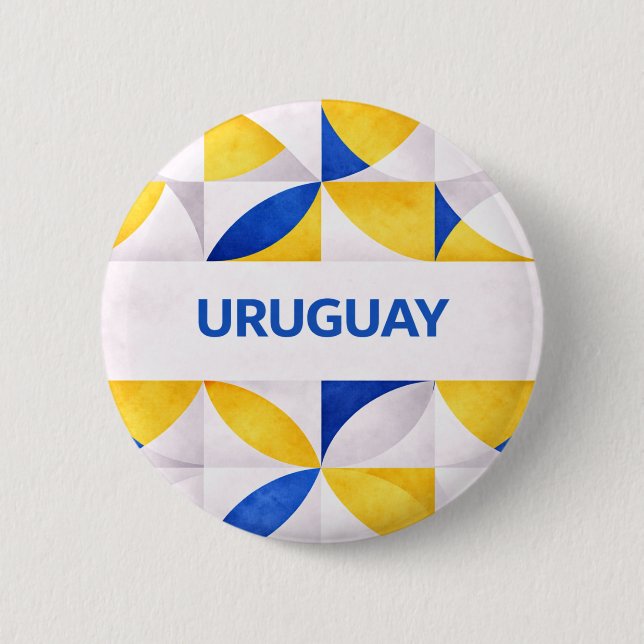 Uruguay Button (Front)