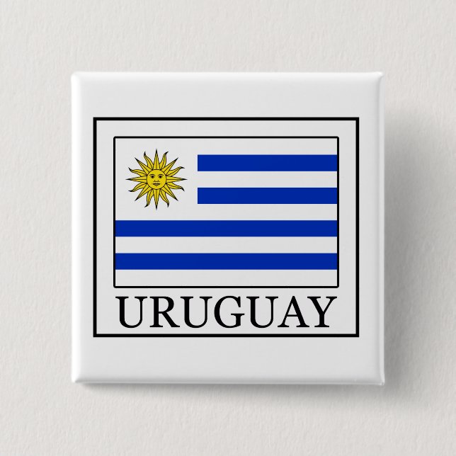 Uruguay Button (Front)