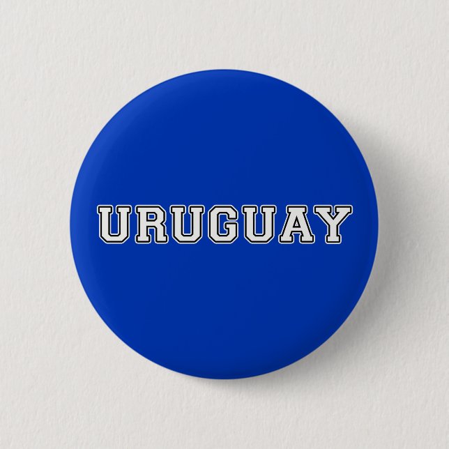 Uruguay Button (Front)