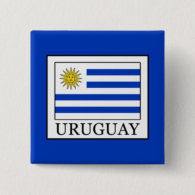 Uruguay Button (Front)