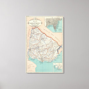 Uruguay Canvas Print