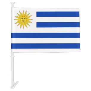 Uruguay Car Flag