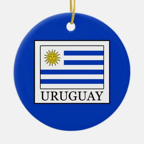 Uruguay Ceramic Ornament