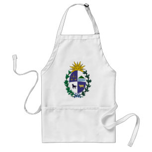 Uruguay coat of arms adult apron
